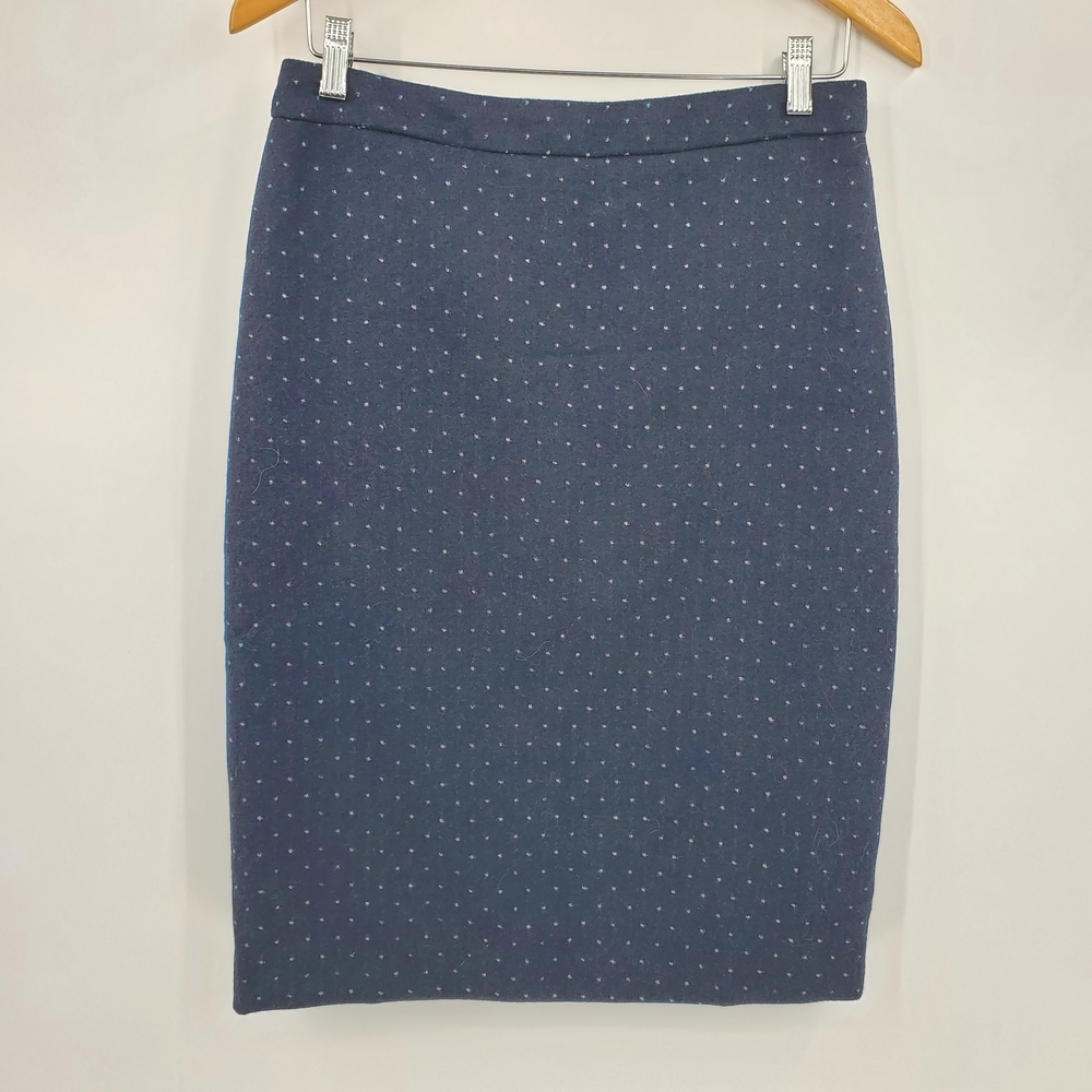◇◇ Sweet Salt Navy Blue Polka Dot Women's Pencil Skirt Size Smal NWT